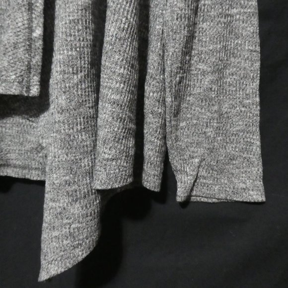 GEORGE | xs | Hooded Charcoal Open Front Long Sleeve Cardigan / Shrug | GUC - Picture 9 of 15